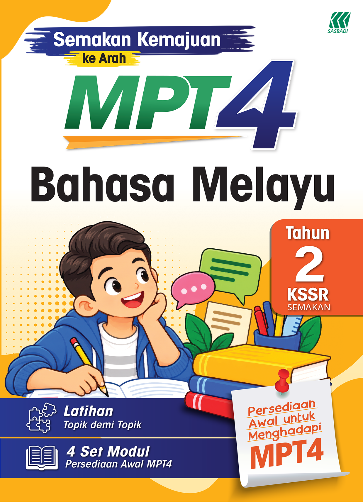 Semakan Kemajuan ke Arah MPT4 Bahasa Melayu Tahun 2 Cover